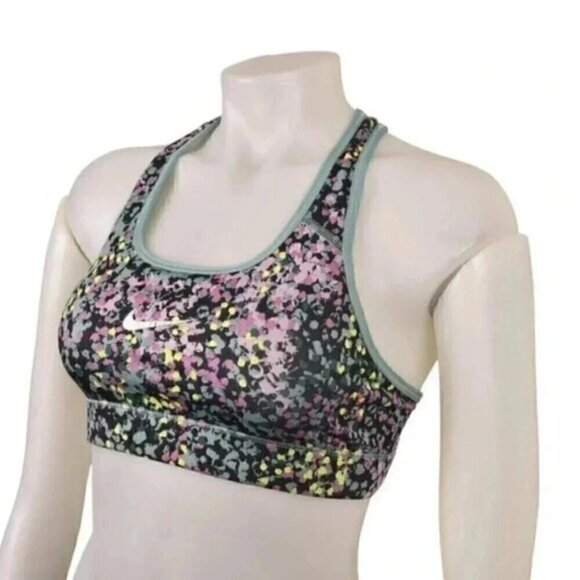 Nike Pro Paint Splatter Sports Bra Athletic Gym Workout Running Size Small - Picture 3 of 7